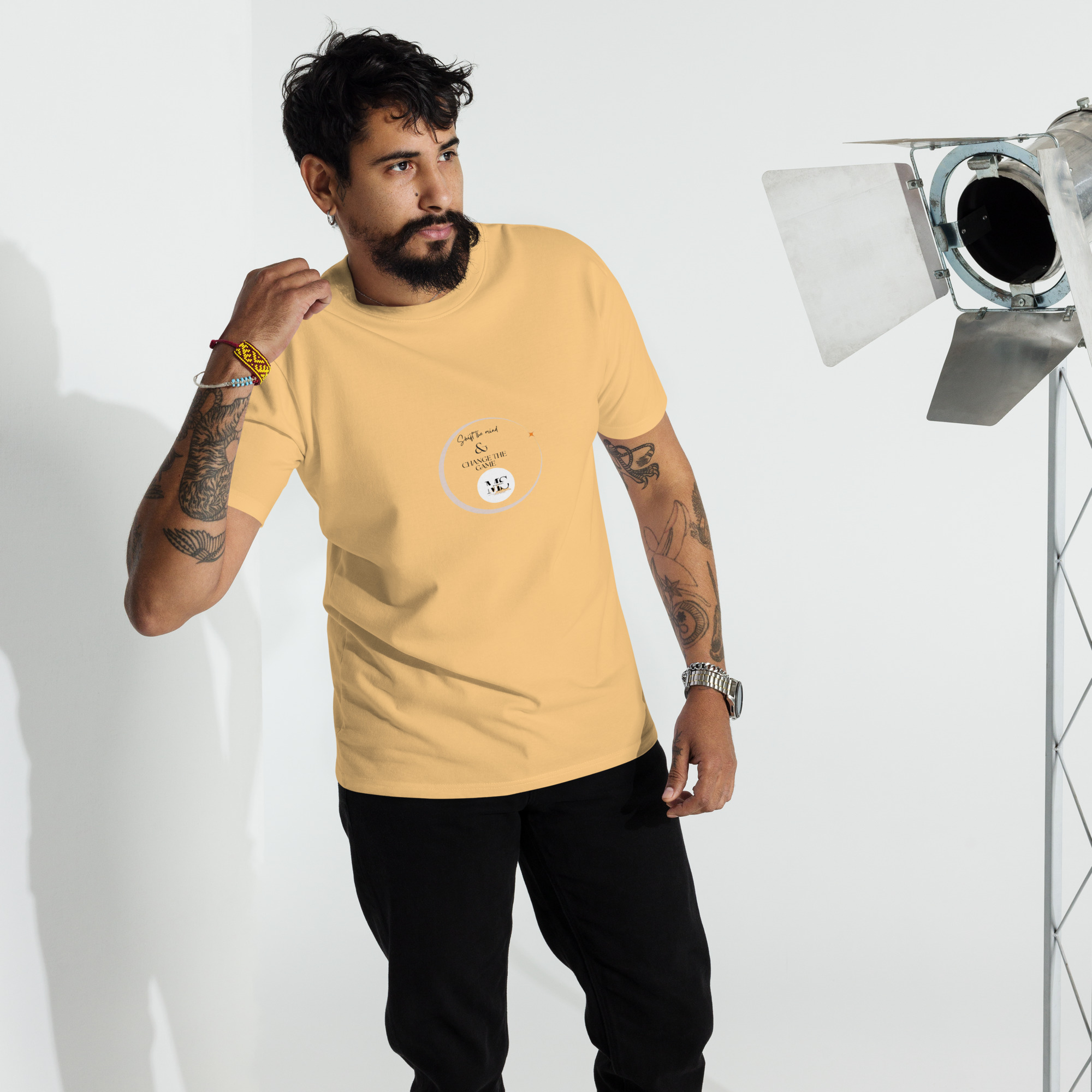 Men’s premium heavyweight tee - Image 12