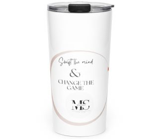 Tapered stainless steel tumbler