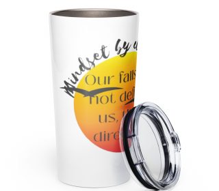 Tapered stainless steel tumbler