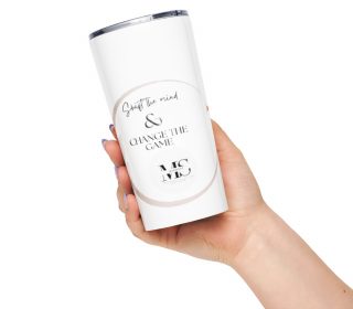 Tapered stainless steel tumbler
