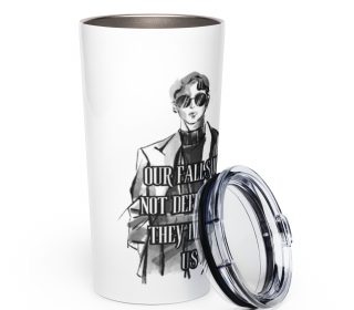 Tapered stainless steel tumbler