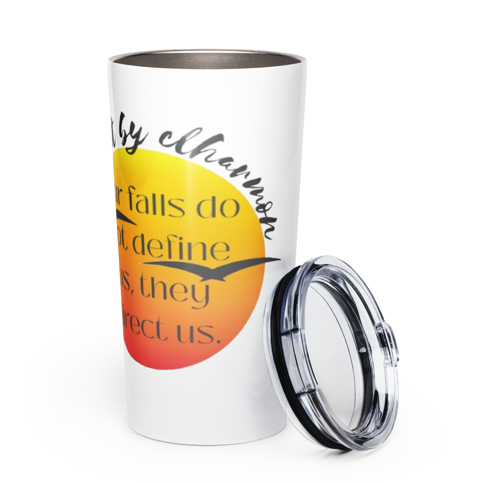 Tapered stainless steel tumbler - Image 3