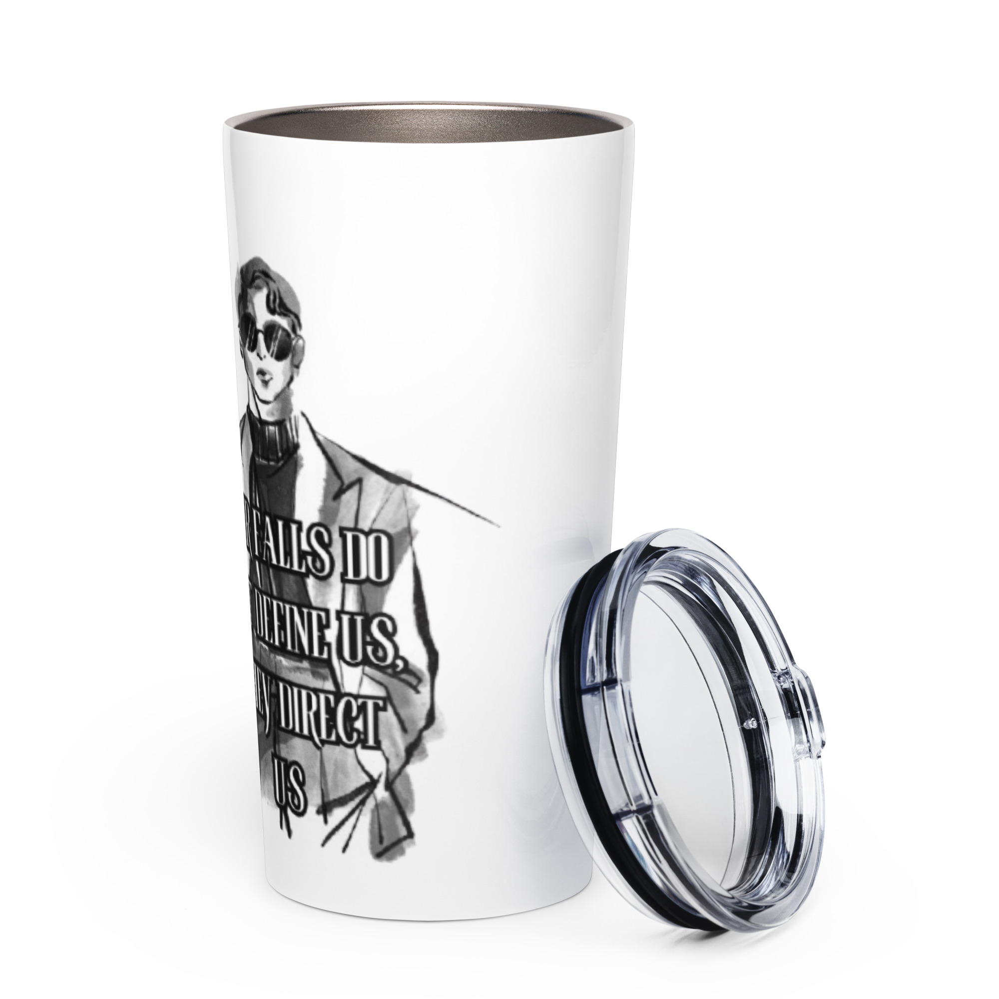 Tapered stainless steel tumbler - Image 3