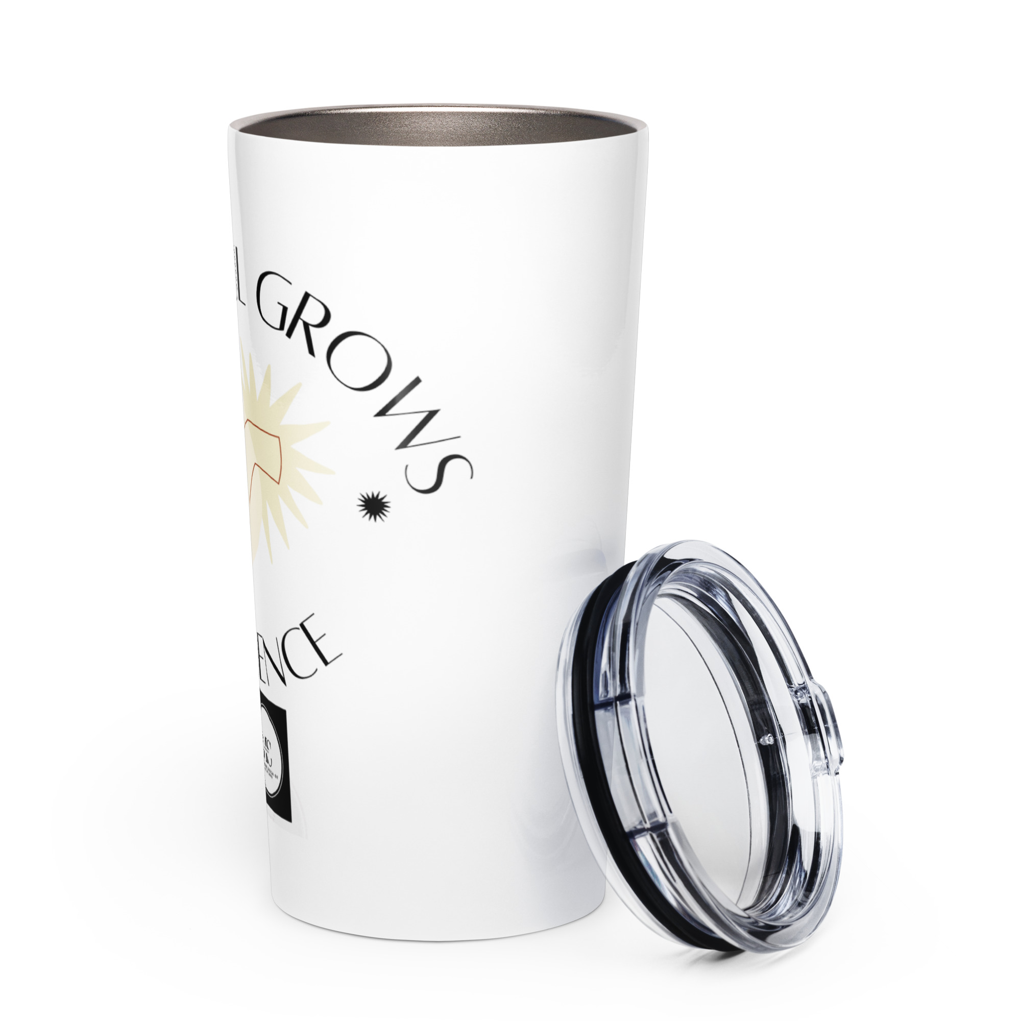 Tapered stainless steel tumbler - Image 3