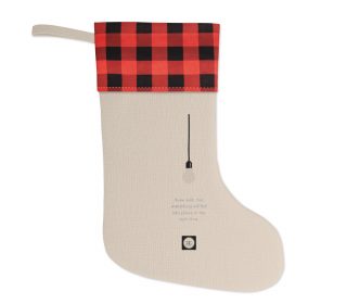 Rustic Christmas stocking