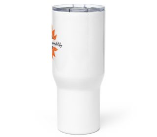 Travel mug with a handle