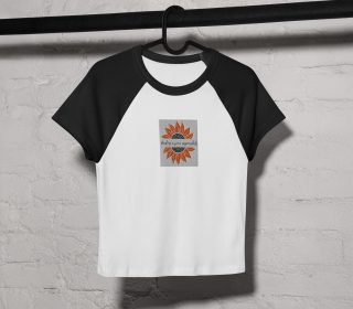 Women’s micro rib raglan baby tee